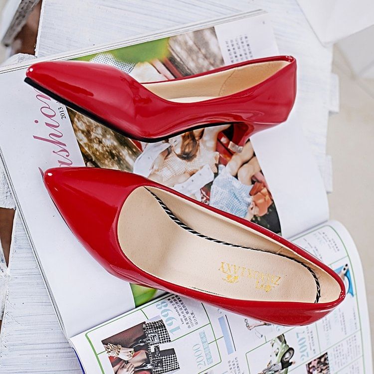 Kitten Heel Pointed Pumps