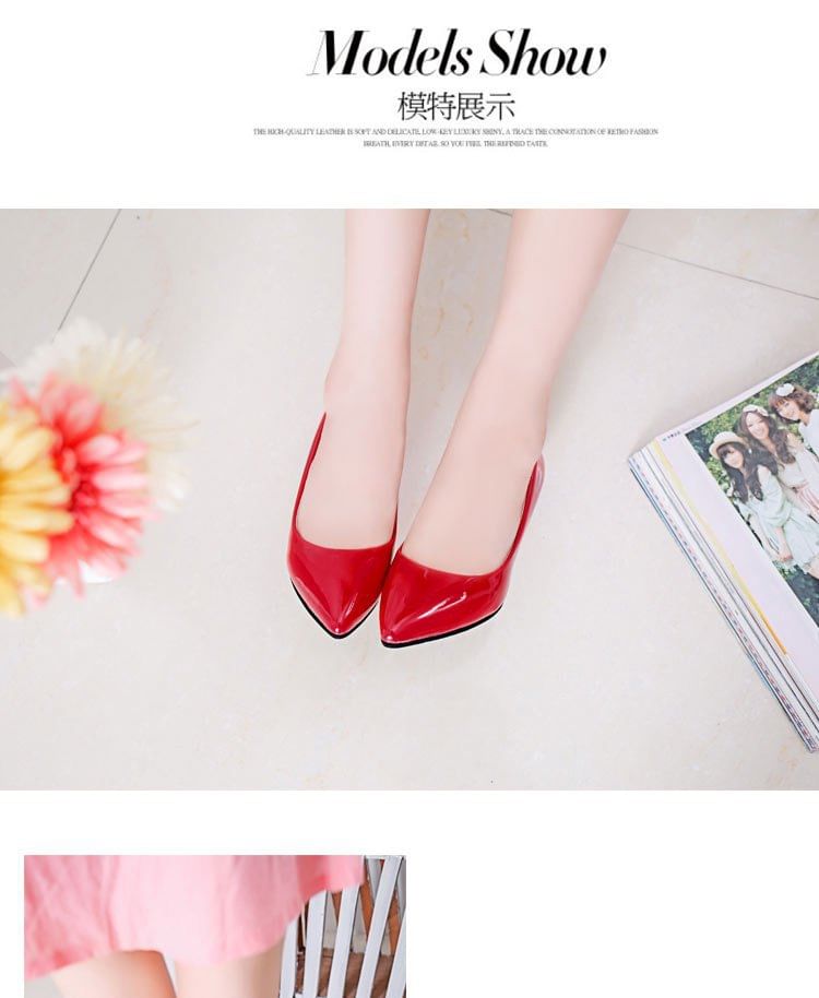 Kitten Heel Pointed Pumps