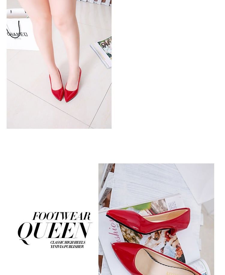 Kitten Heel Pointed Pumps