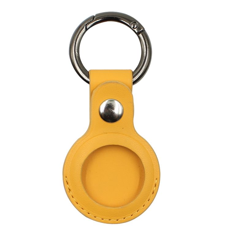 AirTag Faux Leather Holder Keyring