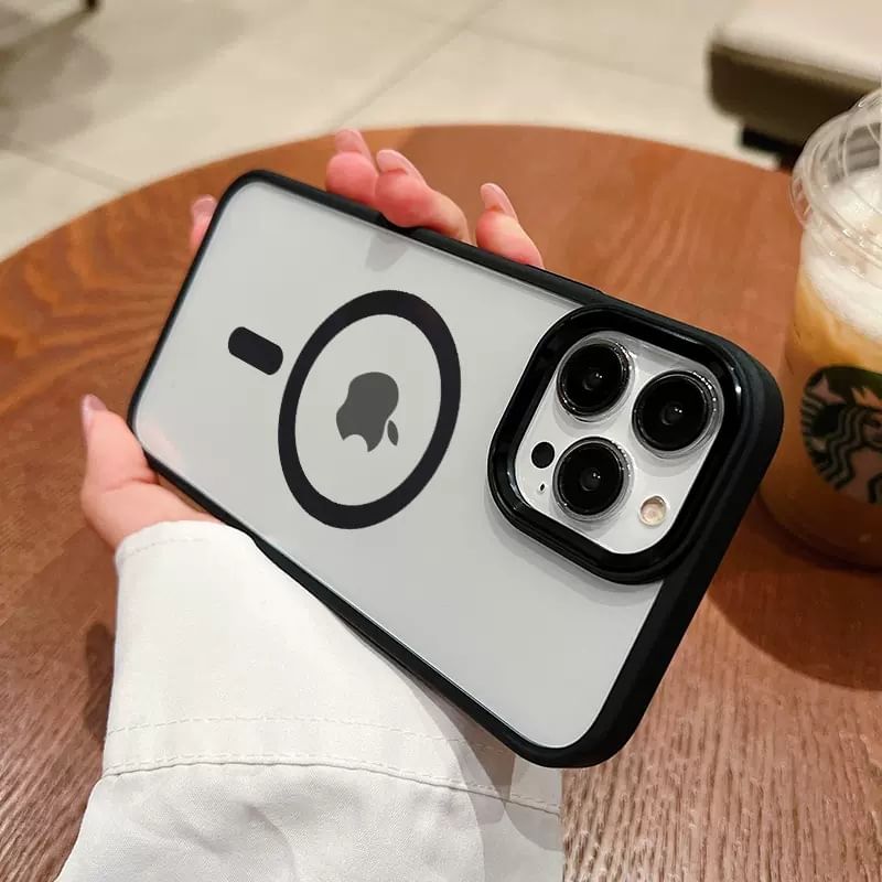 Transparent Case Phone MagSafe