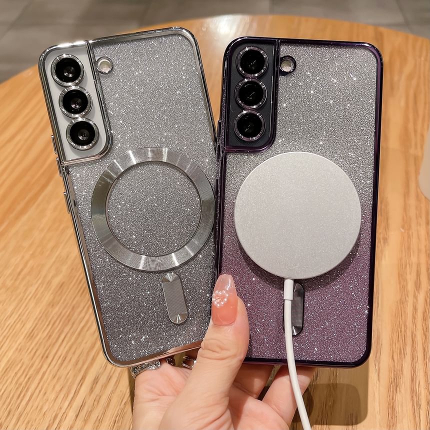 Phone Magnetic Glitter Case