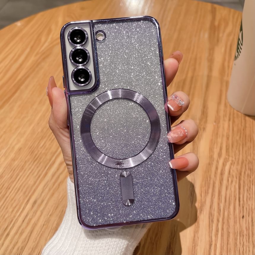 Magnetic Phone Case Glitter