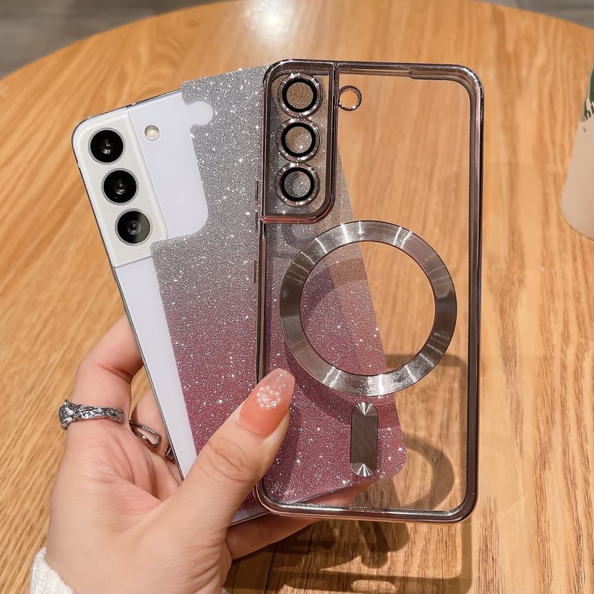 Case Phone Magnetic Glitter