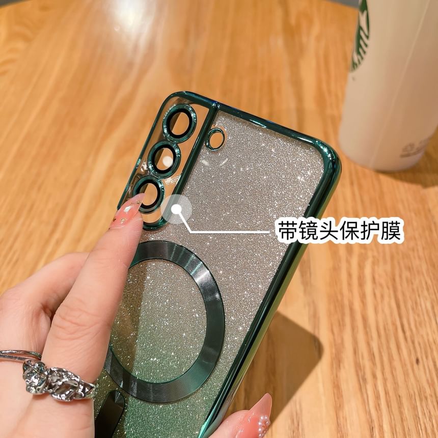 Case Phone Magnetic Glitter