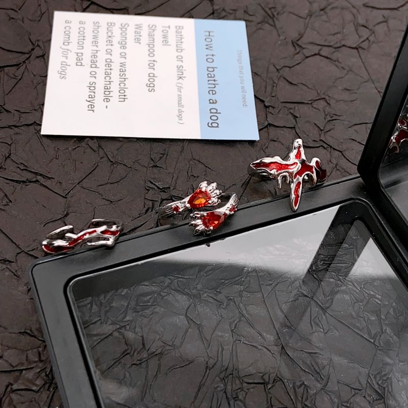 Ring Open Gemstone Irregular