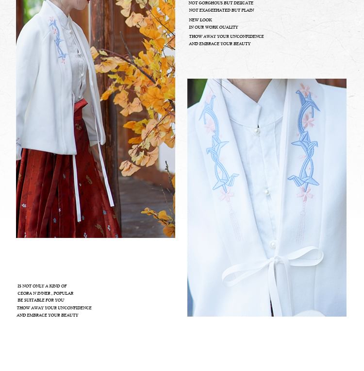 Floral Embroidered Hanfu Jacket