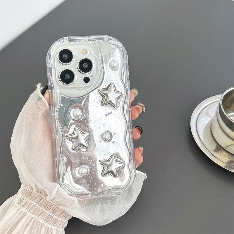 Phone Heart Case Mirrored