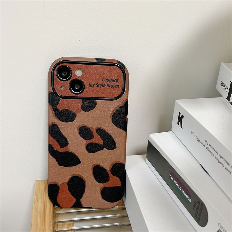 Print Phone Case Leopard