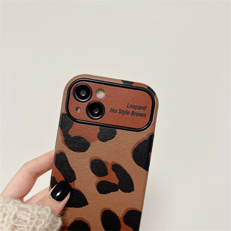 Print Phone Case Leopard