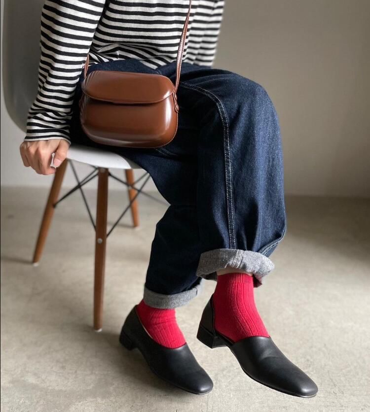 Bag Plain Crossbody Flap Faux Leather