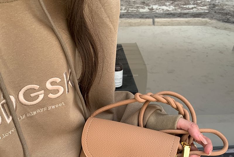 Flap Plain Bag Leather Crossbody Faux