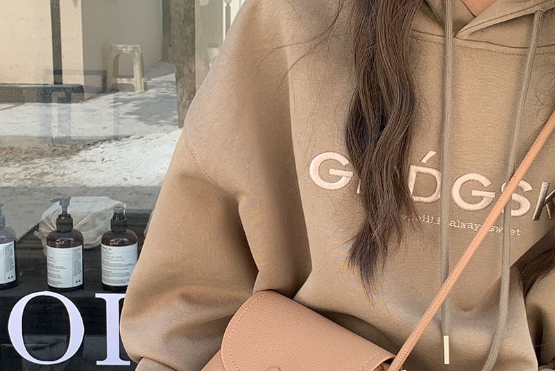 Flap Plain Bag Leather Crossbody Faux