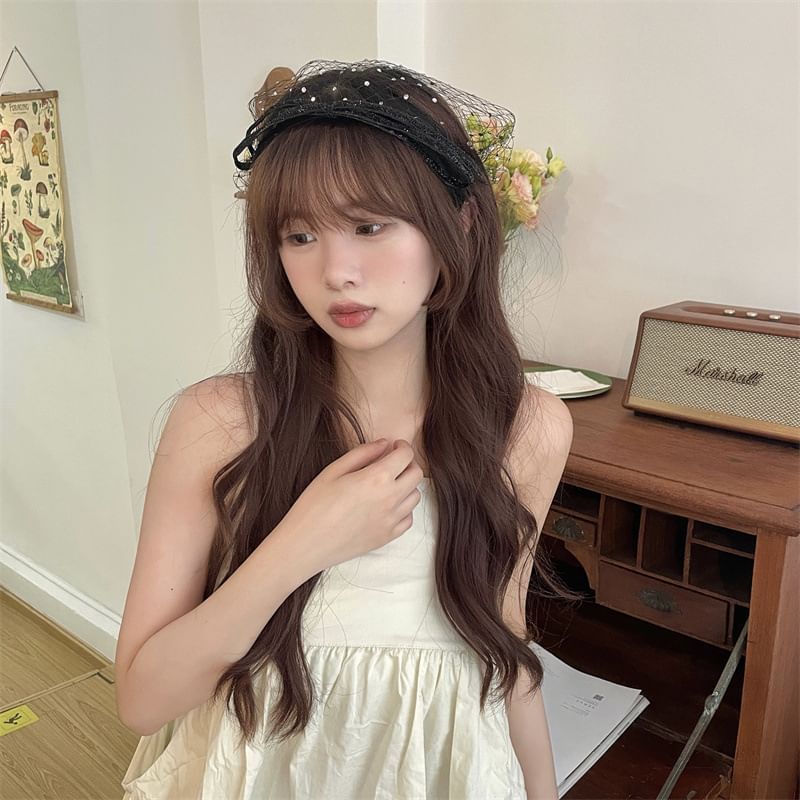 Mesh Headband Rhinestone