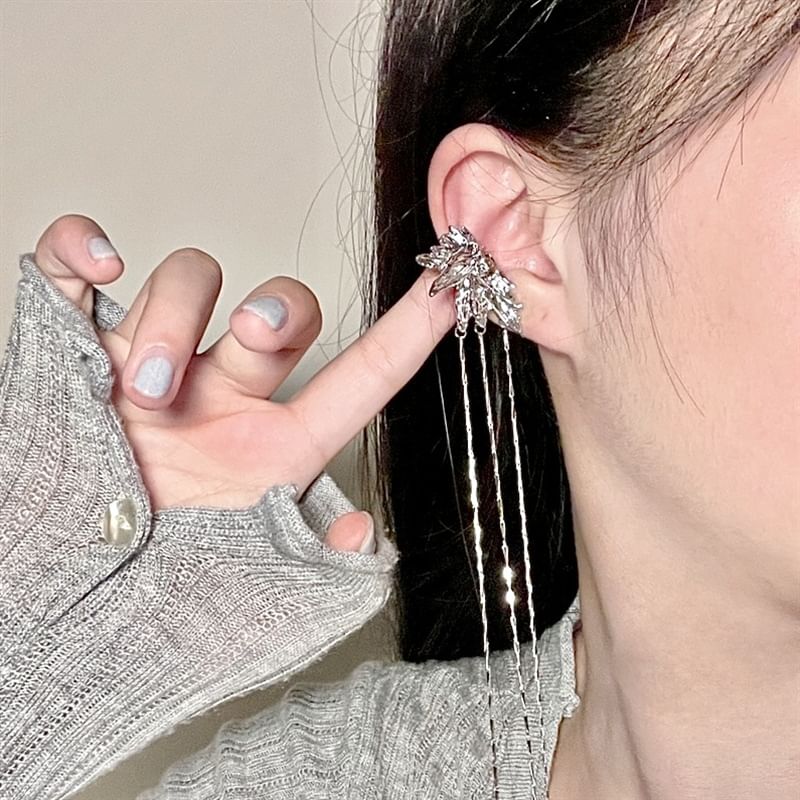 Threader Cuff Butterfly Alloy Earring