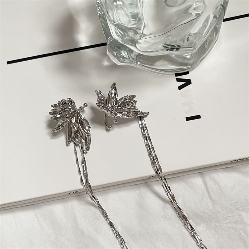 Threader Cuff Butterfly Alloy Earring