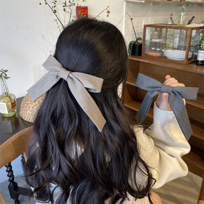Hair Clip Bow Fabric