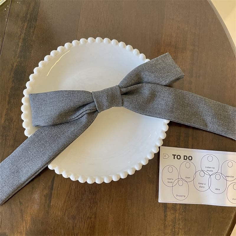 Hair Clip Bow Fabric