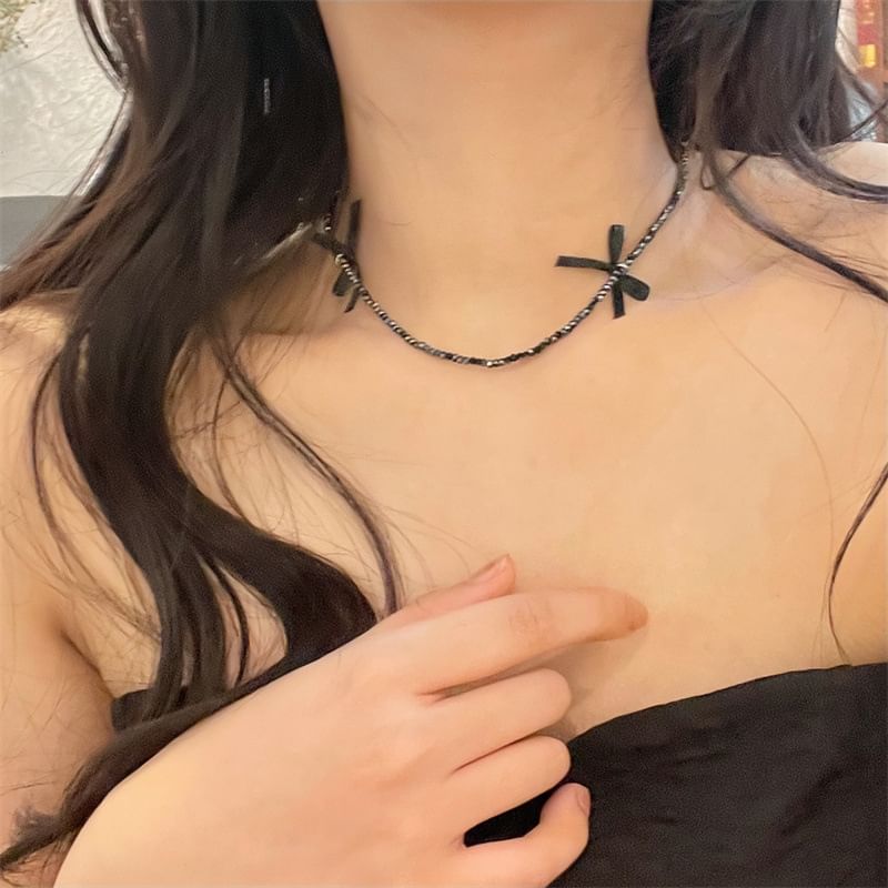 Ribbon Choker Alloy