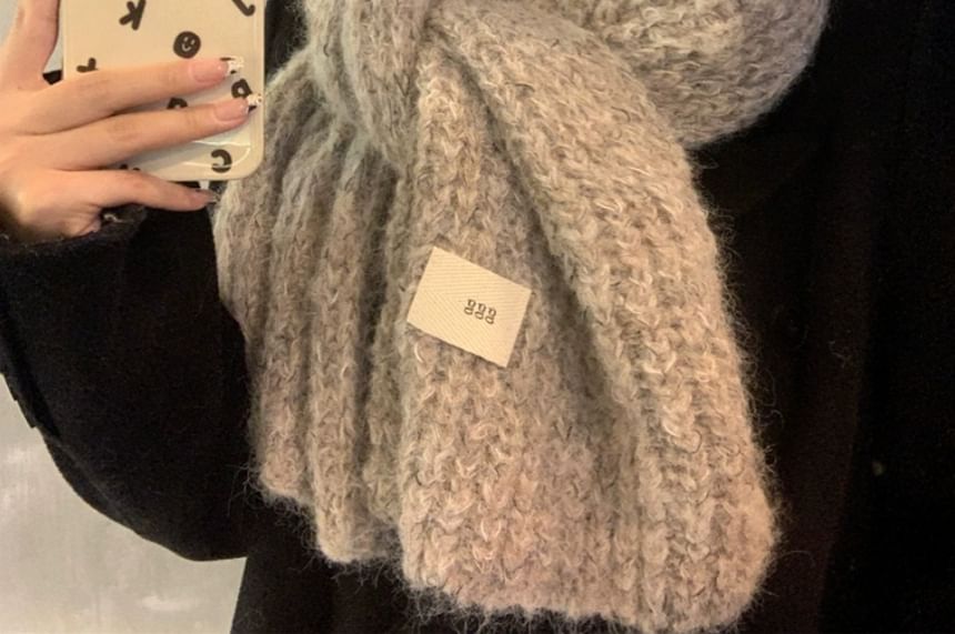 Knit Plain Scarf
