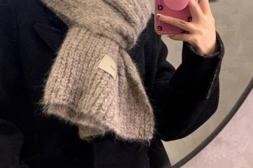 Knit Plain Scarf