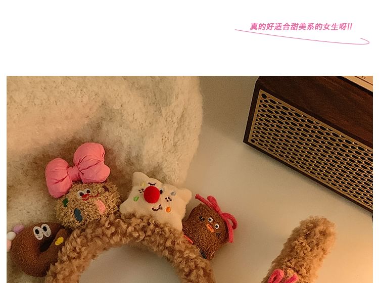 Headband Yarn Wash Face (Various Cookie Designs)