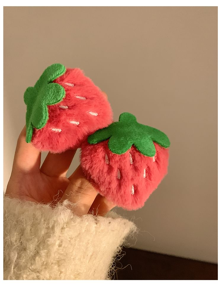 / Designs) Chenille (Various Hair Set Clip Strawberry