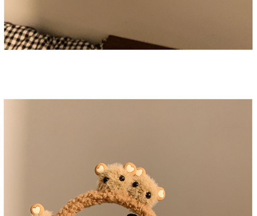 Chenille Headband Animal