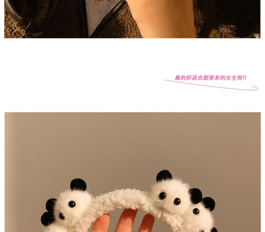 Chenille Headband Animal