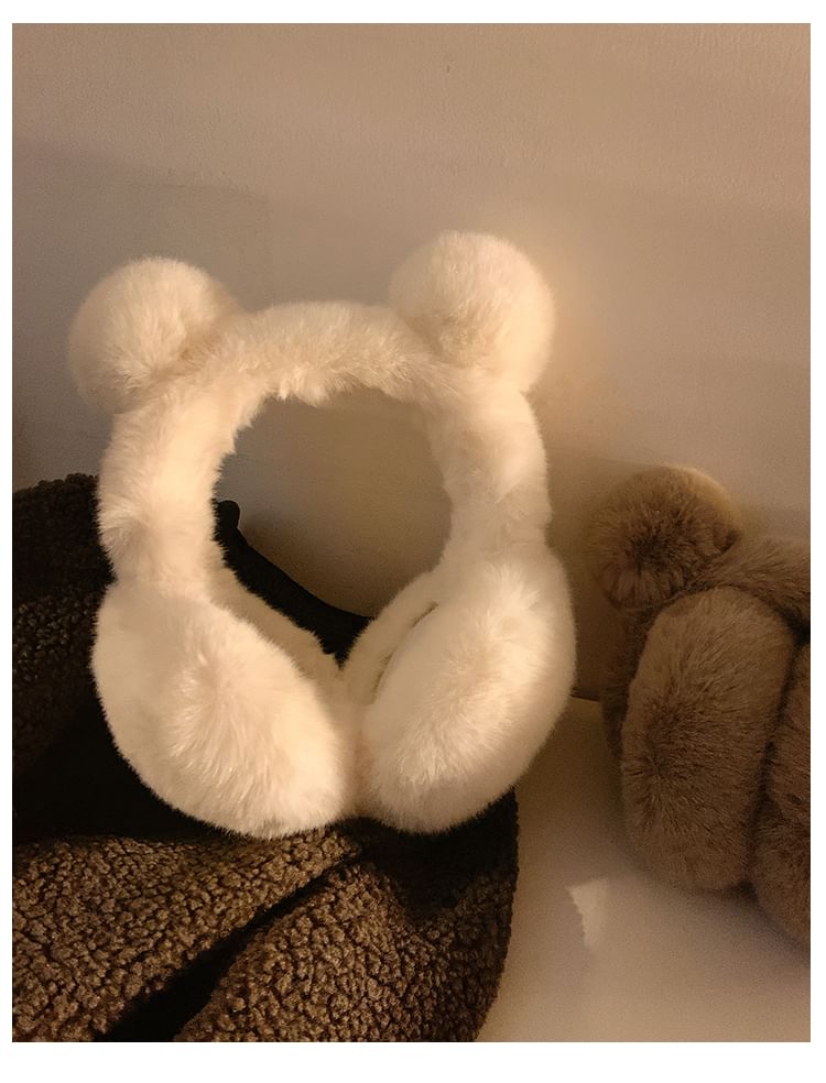 Bear Earmuffs Ear Chenille