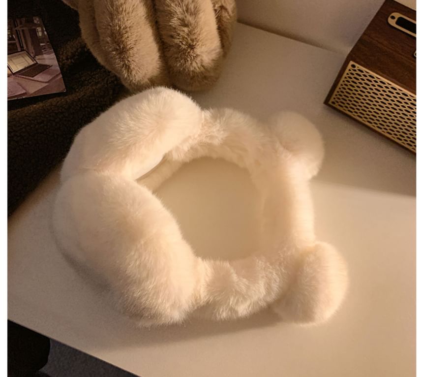 Bear Earmuffs Ear Chenille