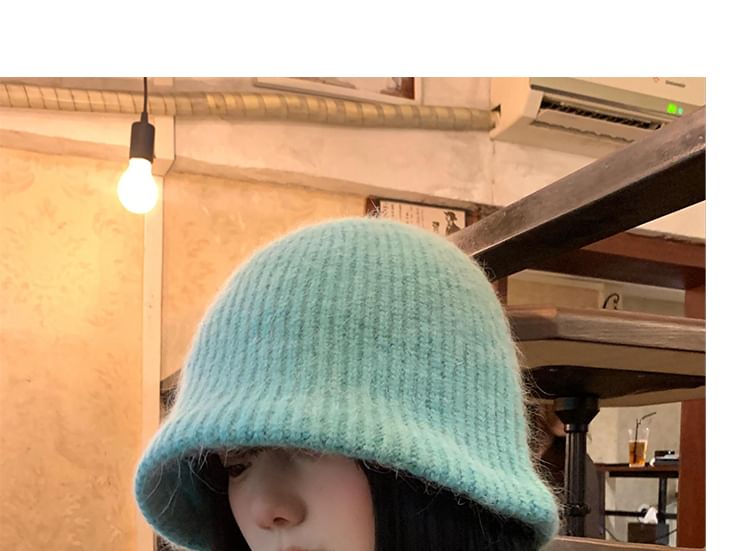 Knit Cloche Hat Plain