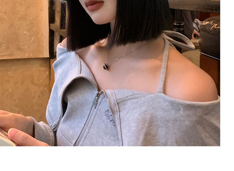 Knit Cloche Hat Plain