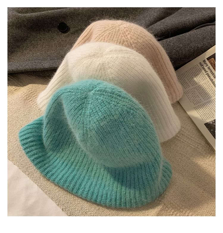 Knit Cloche Hat Plain