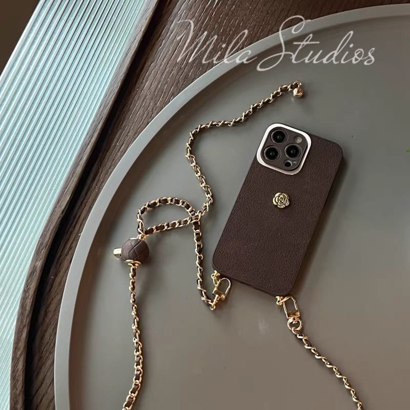 Phone Houndstooth Bow Case