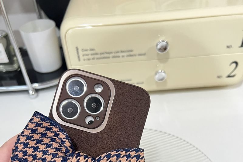 Phone Houndstooth Bow Case