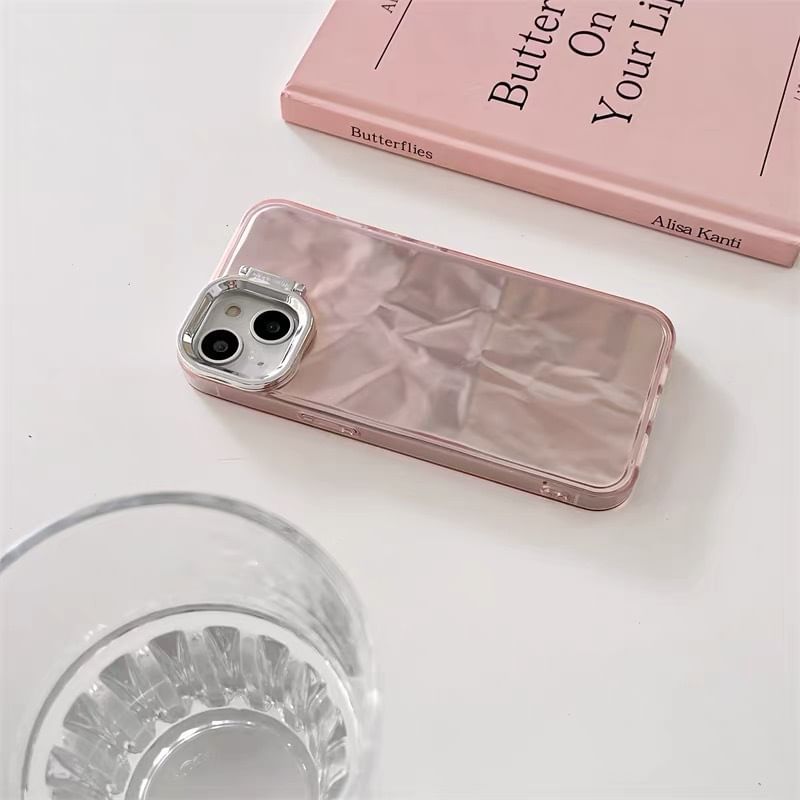 Phone Textured Holographic Stand Case