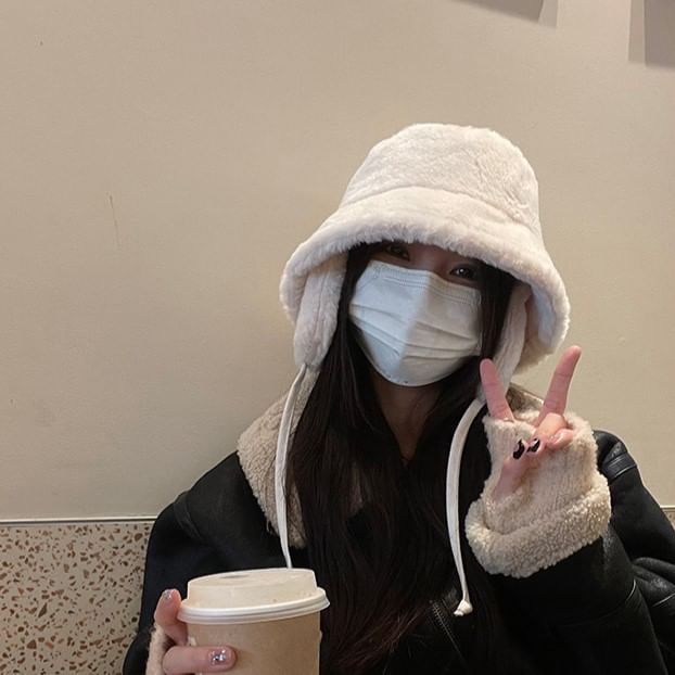 Hat Plain Fleece Bucket