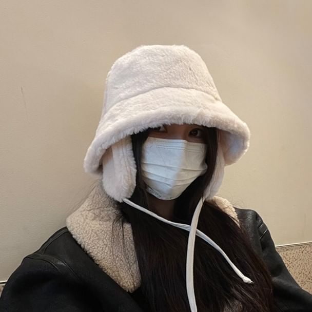 Hat Plain Fleece Bucket