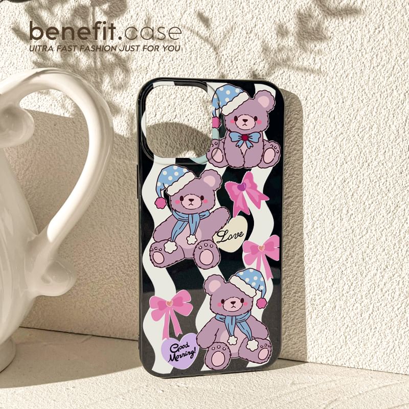 / Phone Bow Bear Case