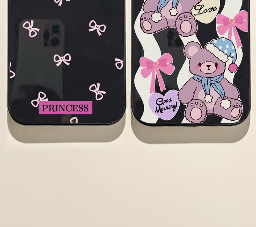 / Phone Bow Bear Case