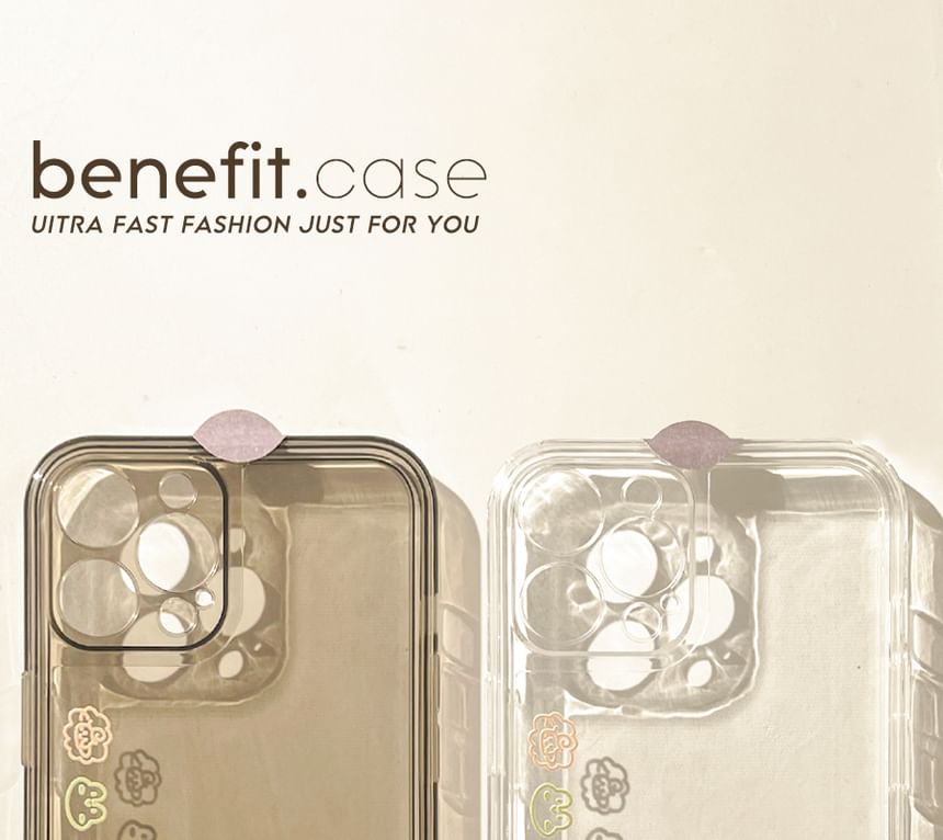 Animal Lettering Case Phone