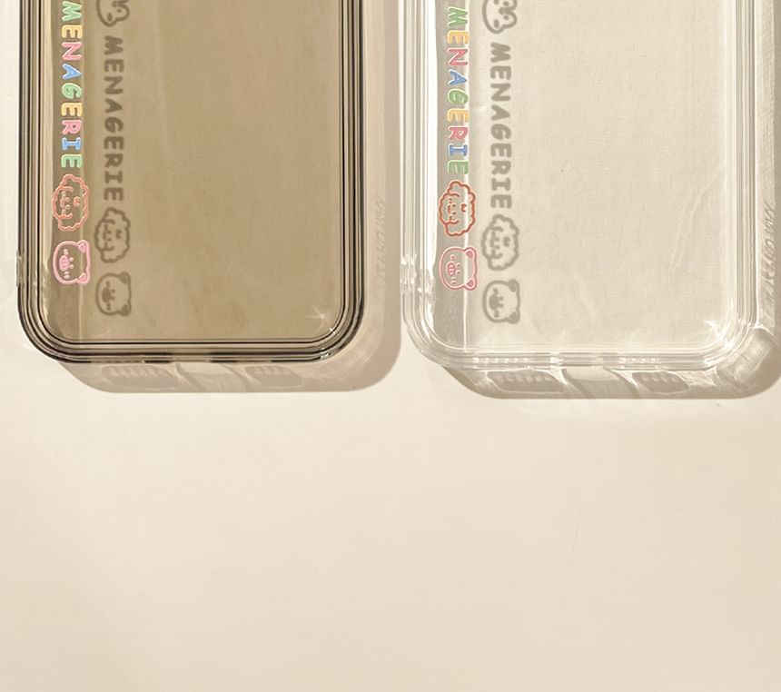 Animal Lettering Case Phone