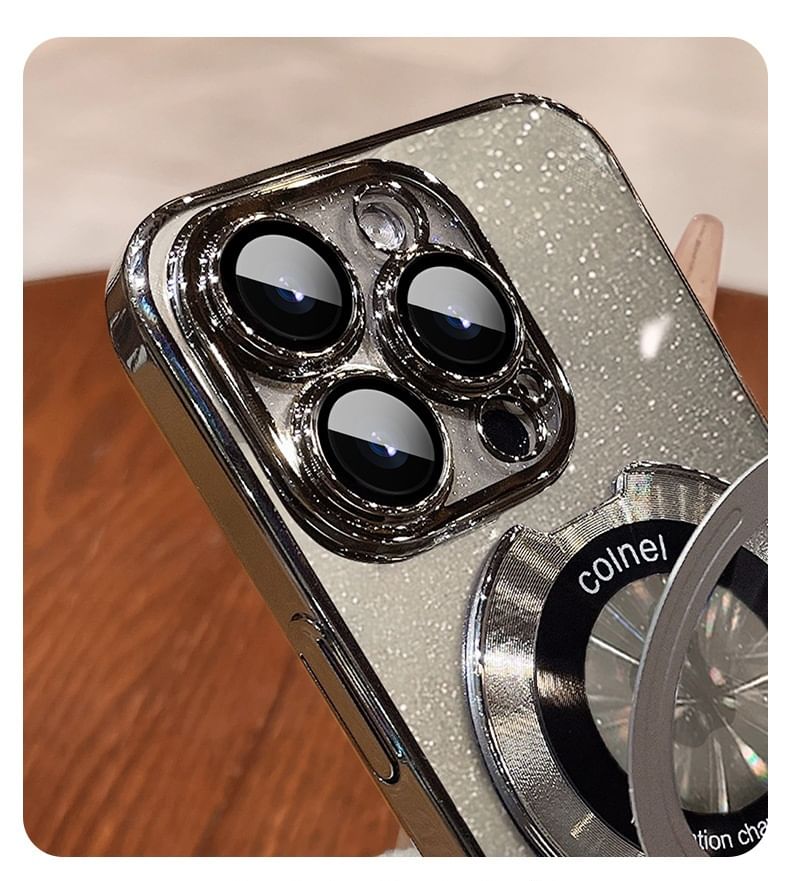 Phone Glitter Stand Ring Case