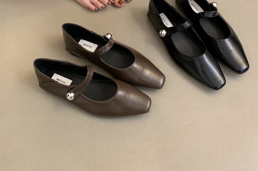 Flats Square Toe Mary Jane