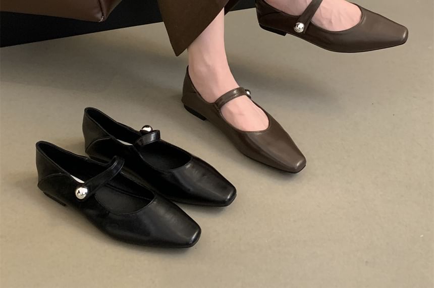 Flats Square Toe Mary Jane