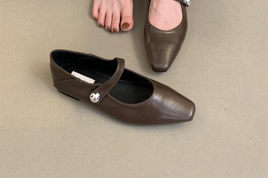 Flats Square Toe Mary Jane