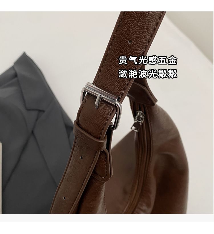 Plain Tote Bag Leather Faux