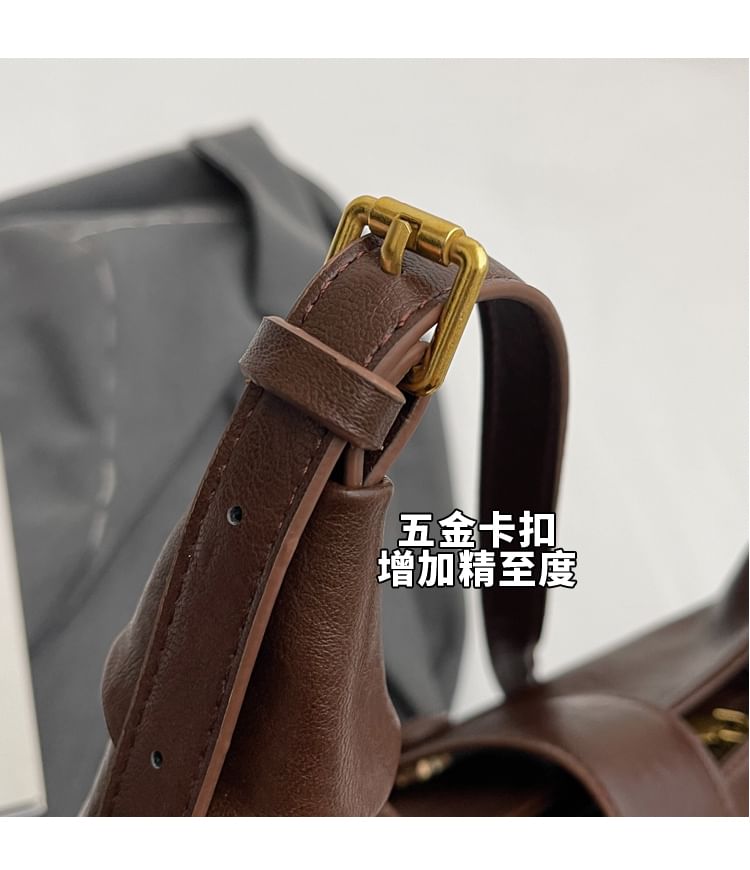 Leather Faux Bag Tote Plain