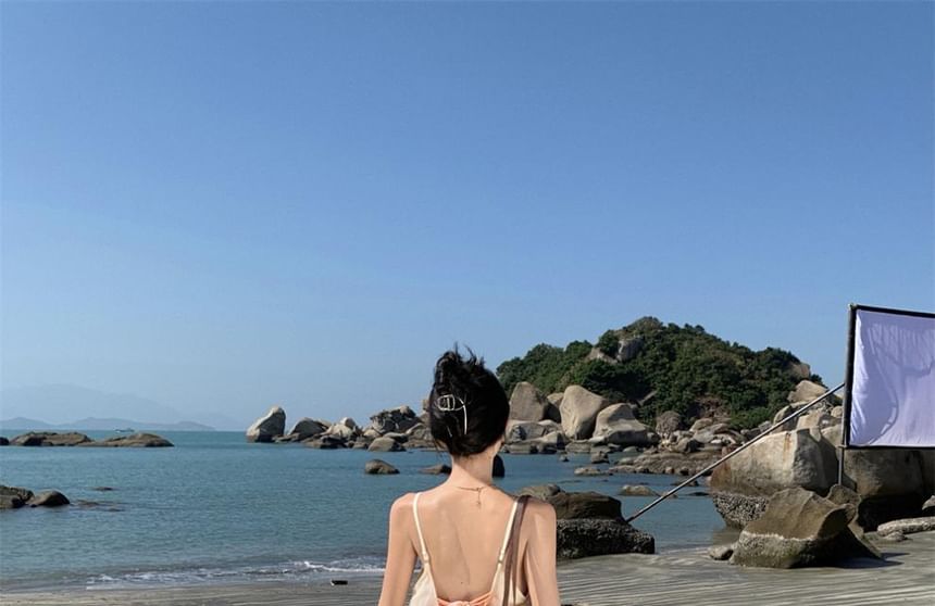 Print Spaghetti Maxi Dress Strap A-Line